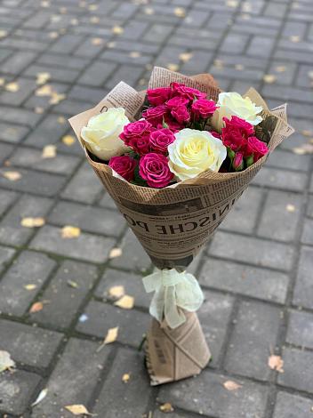 Букет цветов из: Розы в Кваркено